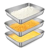 Panierschalen Set 3 Teilig, 25 x 19 x 5 cm Edelstahl Panier-Set,...