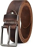 DOOPAI Gürtel Herren,Vollledergürtel Casual Arbeits,Cowboy Anzug...