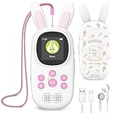 16GB Bluetooth MP3 Player , Niedlicher Hase Kinder Musik Player mit...