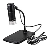DIYEAH Handy Mikroskop USB Digitalmikroskop mit LED Beleuchtung Tragbares...