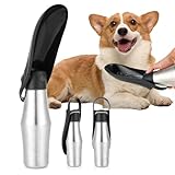 Trinkflasche Hunde unterwegs Edelstahl Trinkflasche Hund, Tragbare Haustier...