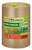 tesapack Papier Standard - Umweltschonendes Paketband aus Papier, 56 %...