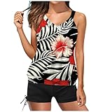 Bikini Damen Set - Tankini Damen Set Damen Freizeit Tankini Badeanzug...
