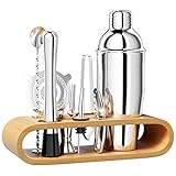 Newpop 750 ML cocktail set, 10 stück edelstahl shaker mixer mit...