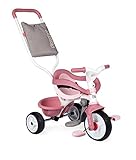 Smoby - Be Move Komfort rosa - Kinderdreirad mit Schubstange, Sitz mit...