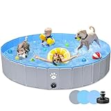 Gindoly Hundepool,Faltbare Hundepools für Kleine,...