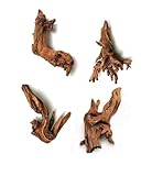 YZHZOM 4-teilig. kleinen natürlichen Treibholz für Aquarien, 7,6-15 cm,...