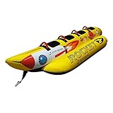 SPINERA Rocket 4 - aufblasbare Banane, Wassereifen, Wassering, Towable für...