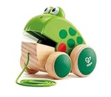 Hape Nachziehfrosch Fridolin von Hape | Holzfrosch Fliegen fressendes...