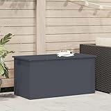 Tidyard Außenlagerbox Anthrazit 100 x 50.5 x 50 cm Kaltgewalzter Stahl,...