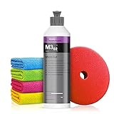 Autopolitur Set: Koch Chemie Micro Cut M3.02 Anti-Hologramm Politur (250ml)...