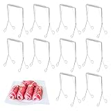 10 Stück Rouladenklammern aus Edelstahl Wiederverwendbar, Rouladen...