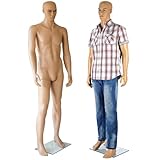 Melko 185CM Schaufensterpuppe Männlich Schneiderpuppe Herr beweglich...