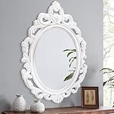 Oval Vintage Arendahl Traditionelle hängende Spiegel Rustikale braun...