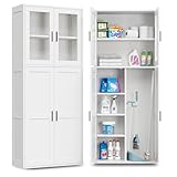 Moziel Besenschrank Mehrzweckschrank 168x30x70 cm Haushaltsschrank...