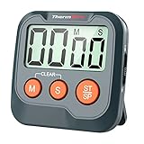 ThermoPro TM03 Eieruhr Digital Timer mit Stoppuhr 99min 59sek Küchentimer...