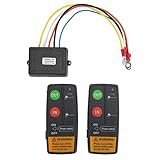 2pcs Wireless Winch Remote Control Kit 12V Recovery Switch Universal für...