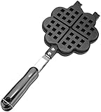 Waffelbackform, Herzform Haushalt Küche Gas Antihaft Waffeleisen...