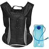 Behogan Trinkrucksack mit 2L Trinkblase, Damen Herren Laufrucksack,...