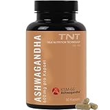TNT Ashwagandha • 90 Kapseln mit 600mg reinem Ashwagandha pro Tagesdosis...