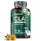 CLA Kapseln - 3000 mg CLA pro Tagesmenge - 180 Softgels - Konjugierter...