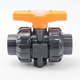 PIHWGUVD 1 Stück Innendurchmesser 20–63 mm PVC-Kugelhahn...