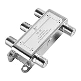 SAT/BK Splitter, 5-2400 MHz 4-Fach Splitter (4-Wege) Satelliten-Verteiler...
