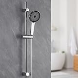 Auralum Duschstange mit Brause, Edelstahl Duschstange 700mm mit 1500mm...