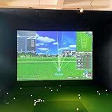 Thicken Golf Simulator Impact Screen, mit Ösenlöchern, schlagfest,...