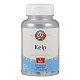 KAL Kelp 225 mcg Jod | 250 Tabletten | veganes Nahrungsergänzungsmittel |...