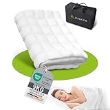Juskys Gewichtsdecke/Anti-Stress-Therapiedecke 135x200 — beschwert,...
