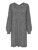 JDY Damen Langarm Strickkleid Regular Fit Midi Pullover Dress V-Ausschnitt...