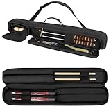 Rexmica 2x2 Billard Queue Tasche für bis zu 2 Unterteile und 2 Schäfte,...