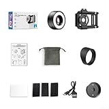 Springwillfly Pocket Phone Mikroskop, LED-Licht CPL 200X Zoom Telefon...