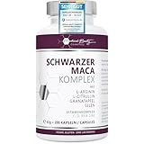 Maca Kapseln 4800mg je Tagesdosis - 200 Maca hochdosiert mit L-Arginin,...