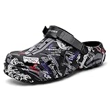 FLIOZY Herren Clogs im Tarnmuster – Leichte Wasserschuhe mit...