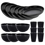 Sagiterra Camping Teller, Picknick Geschirr Sets 6 personen, 18Pcs Camping...