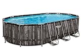 Bestway Power Steel Frame Pool Komplett-Set mit Filterpumpe 610 x 366 x 122...