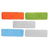 Vaguelly 5 Stück Ersatz Wischmopp Pads Teiliges Mikrofaser für...