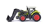 siku 1392, Claas Axion mit Frontlader, Metall/Kunststoff, Grün,...