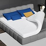 CloudÉtoile Matratzentopper 180x200cm Memory Foam - Bequeme Matratzen...