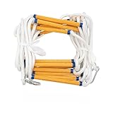 Strickleiter 12m Feuerfeste Rettungsleiter, Mehrzweckleiter Tragbar...