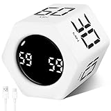 Cuteefun Cube Timer, Hexagon Drehbarer Pomodoro Timer, 1-5-10-30-60 Min...