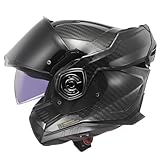 LS2, Modularer Motorradhelm ADVANT X CARBON Matt Carbon, L
