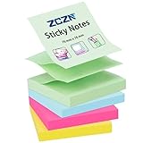 ZCZN Z-Notes Haftnotizen Sticky Selbstklebende Haftnotizzettel Klebezettel...