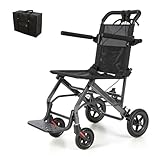Care Parents,Rollstuhl Faltbarer Leicht,Aluminium,6.3kg, Sitz 40 cm,...