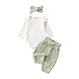Geagodelia Baby Mädchen Kleidung Babykleidung Outfit Set Langarm Body...