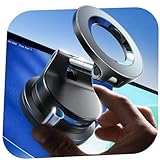LISEN Handyhalterung Auto für Magsafe [Wiederabnehmbar] [17+KG Vakuum...