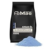 FemMas Blondierpulver blau 500 g I Blondierungspulver mit Plex-Technologie...