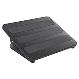 Maclean MC-831 Ergonomische Fußstütze Fußauflage stufenlos einstellbarer...